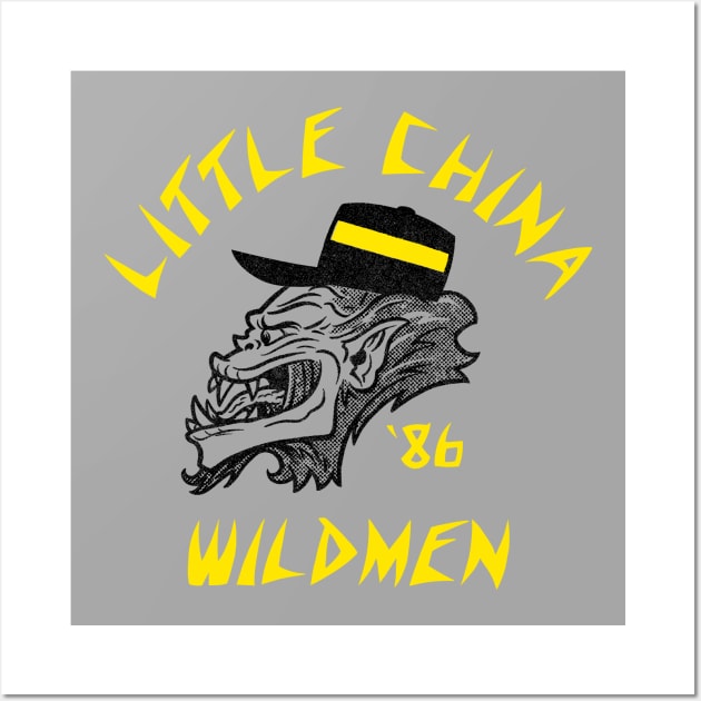 Little China Wildmen Wall Art by GiMETZCO!